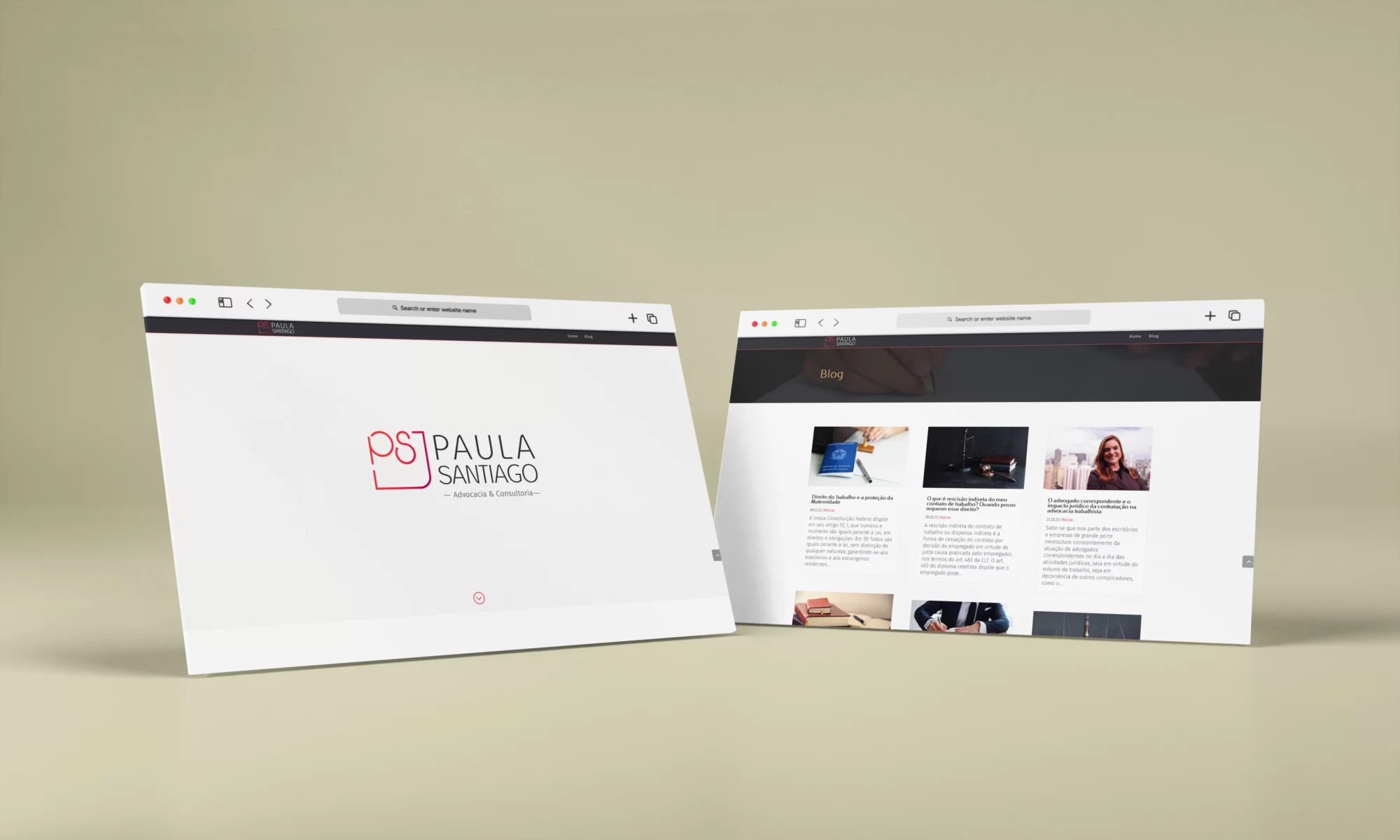 Paulasantiago site mockup
