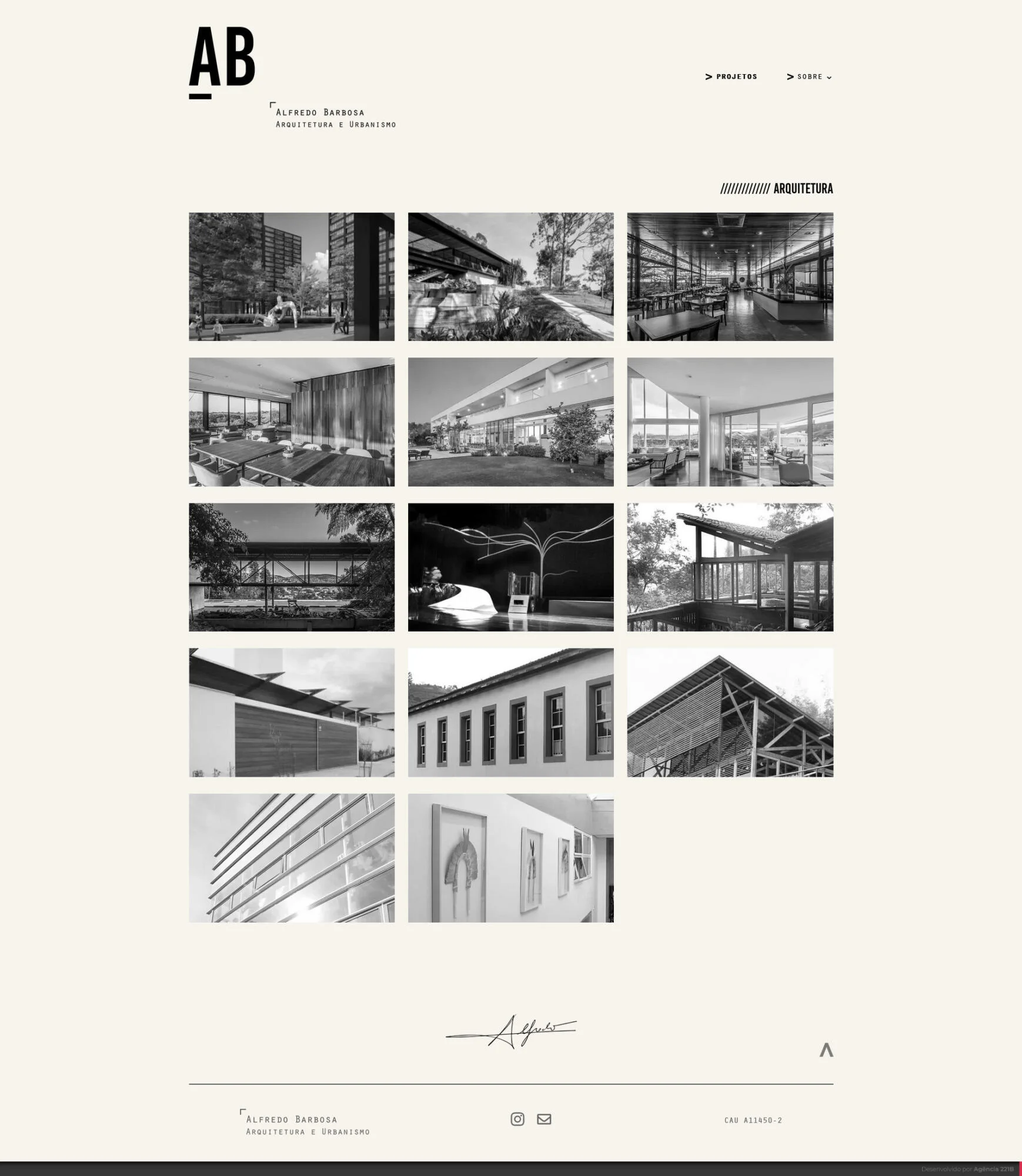 Alfredo barbosa arq mockup desktop