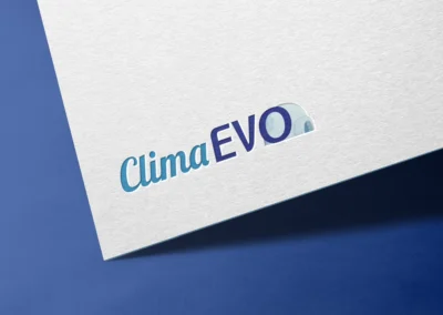 Clima evo logo mockup
