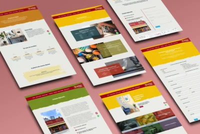 Paolucci tintas site mockup