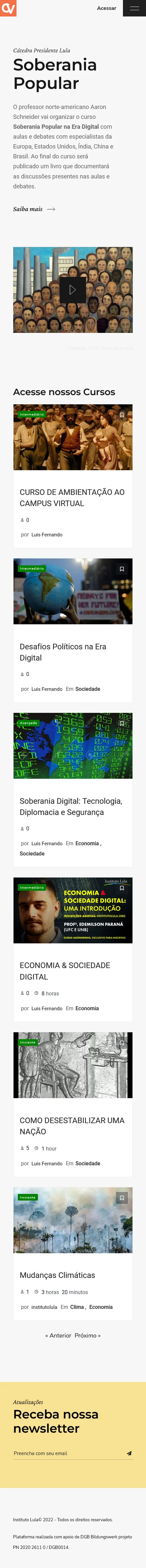 Instituto lula print mobile