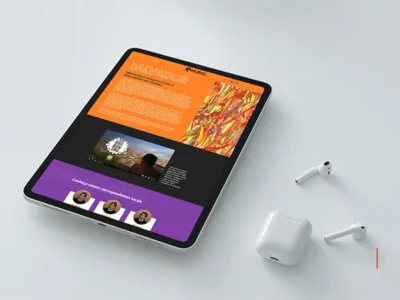 Agencia mural mockup