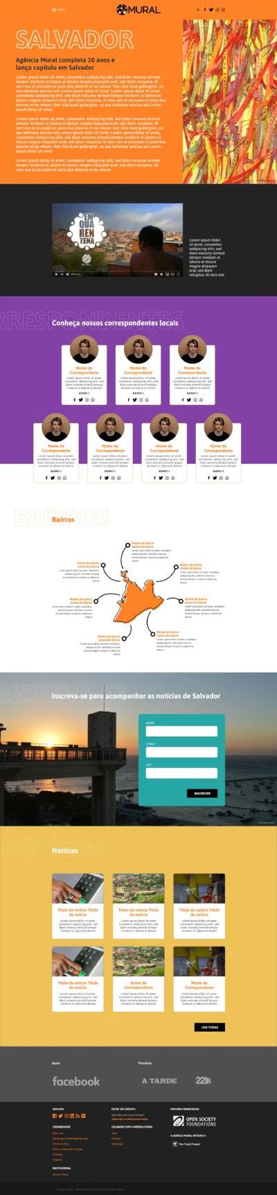 Agencia mural print desktop