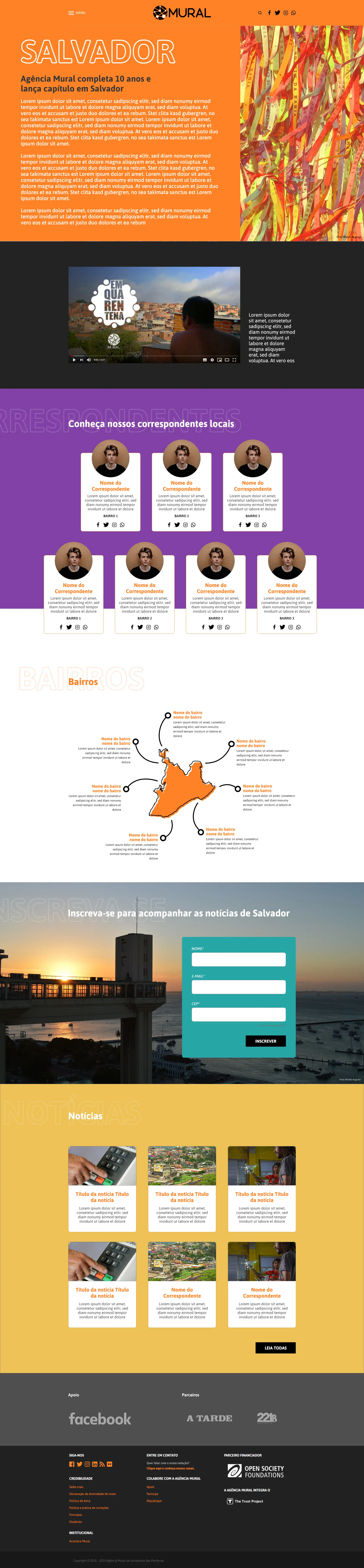 Agencia mural print desktop